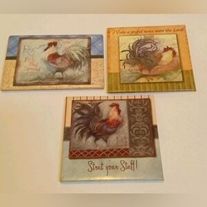 Chicken Rooster Refrigerator Magnets 3